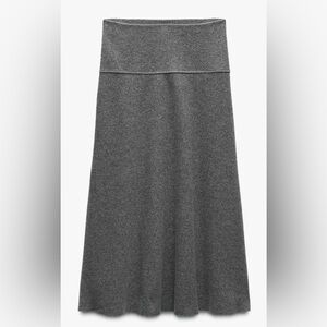 Zara Soft VOLUMINOUS MIDI SKIRT